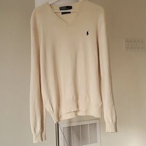 Pale yellow Polo crewneck